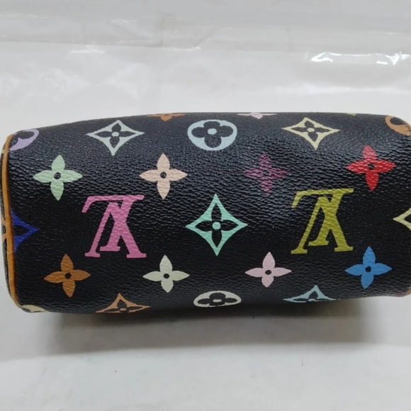 Authentic LOUIS VUITTON Multicolor Mini Sac HL Speedy in Black. - Picture 11 of 16